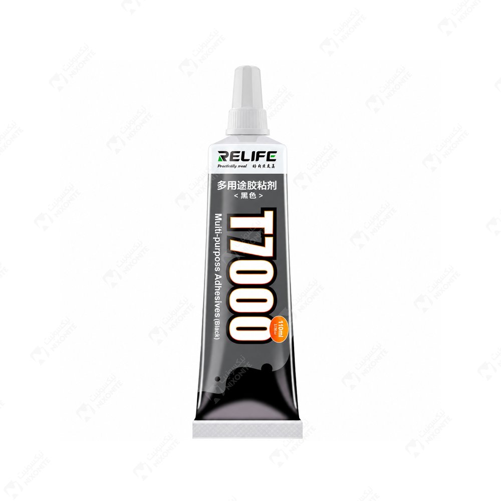 RELIFE T7000 Glue Black 110ML لاصق أسود قوي لإصلاح شاشة LCD والإطار والغطاء الخلفي