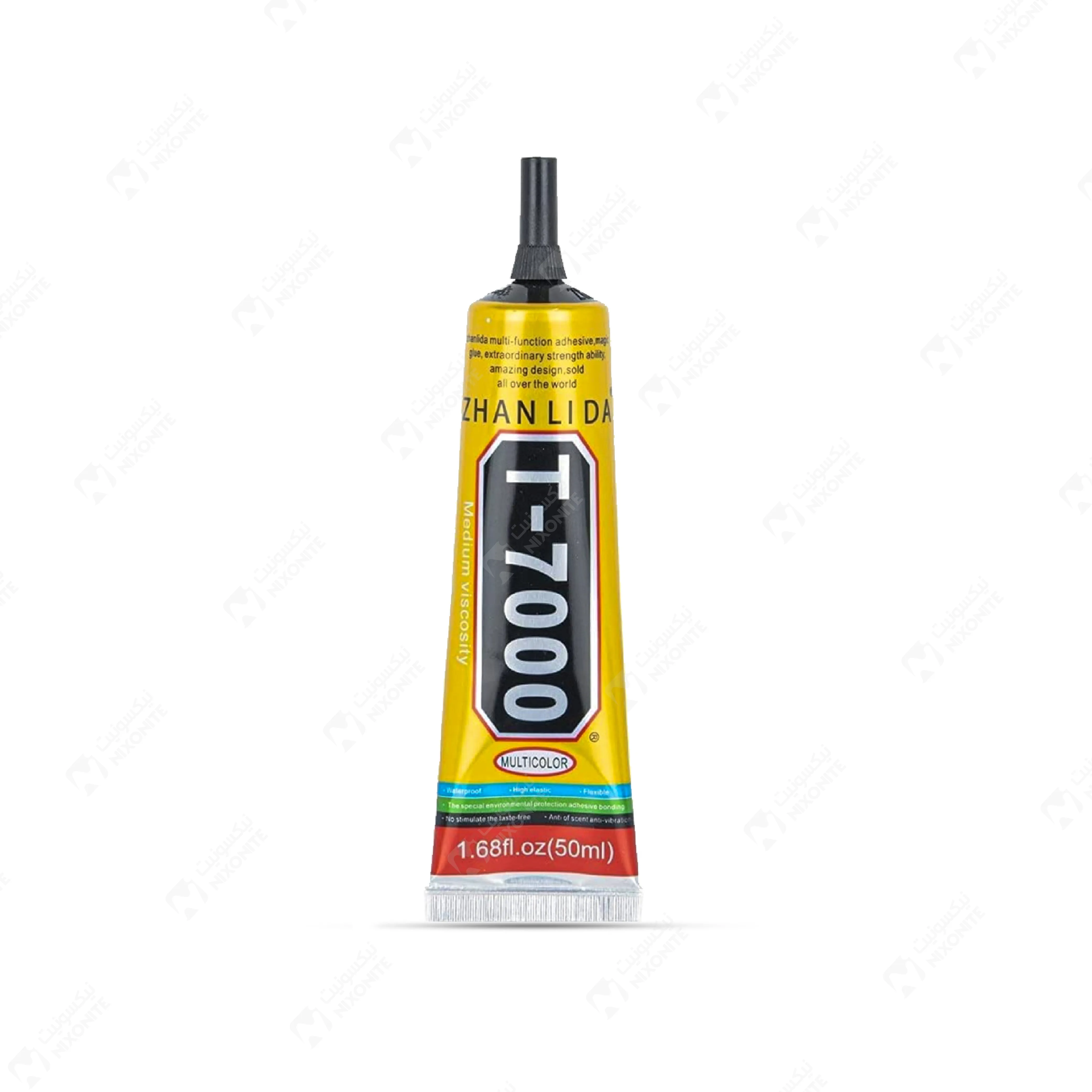 ZHANLIDA T7000 Glue 50ML لاصق أسود لشاشة الهاتف المحمول وإصلاح الإطار