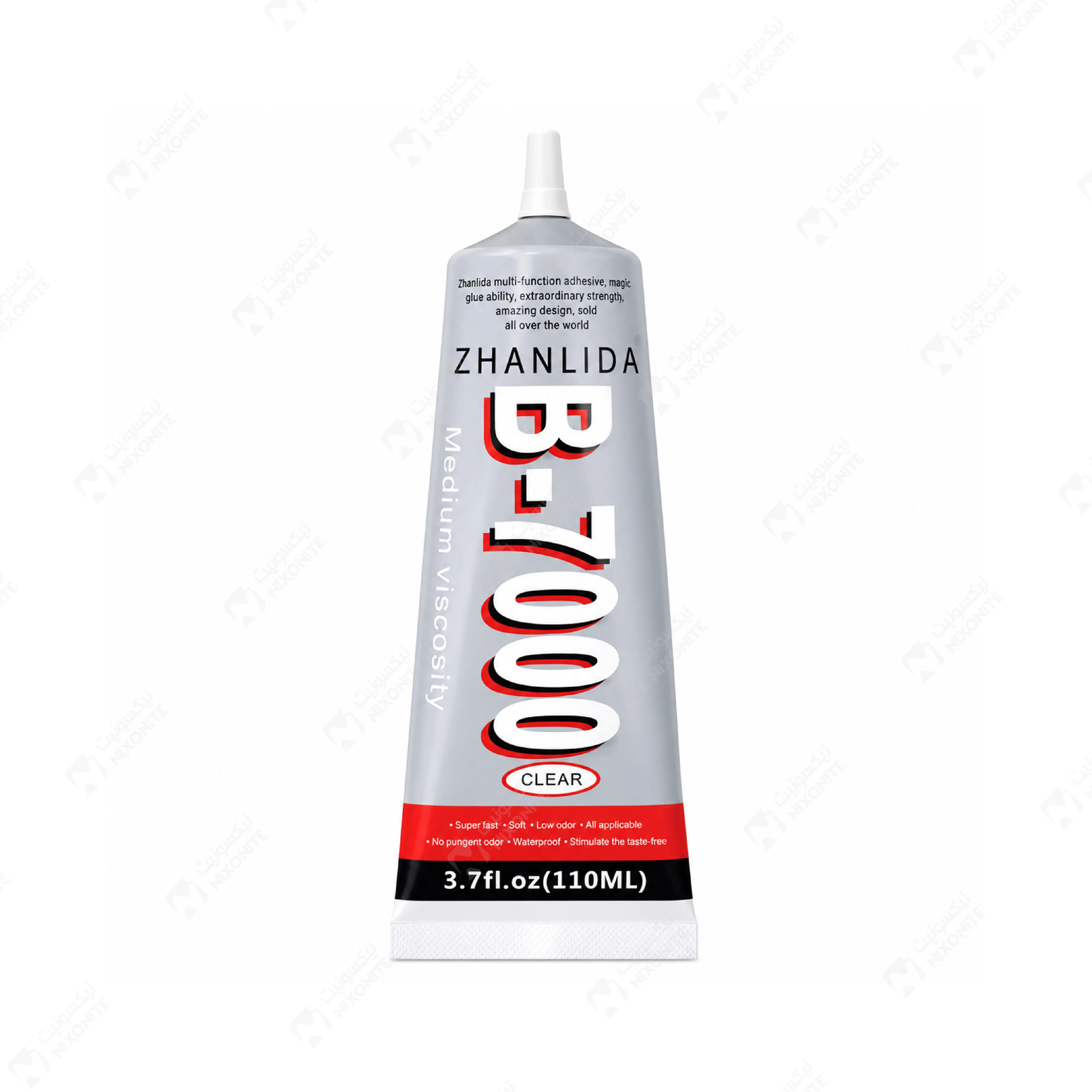 ZHANLIDA T7000 Glue 110ML لاصق لاصق أسود لإصلاح شاشات الكريستال السائل والإطار والغطاء الخلفي