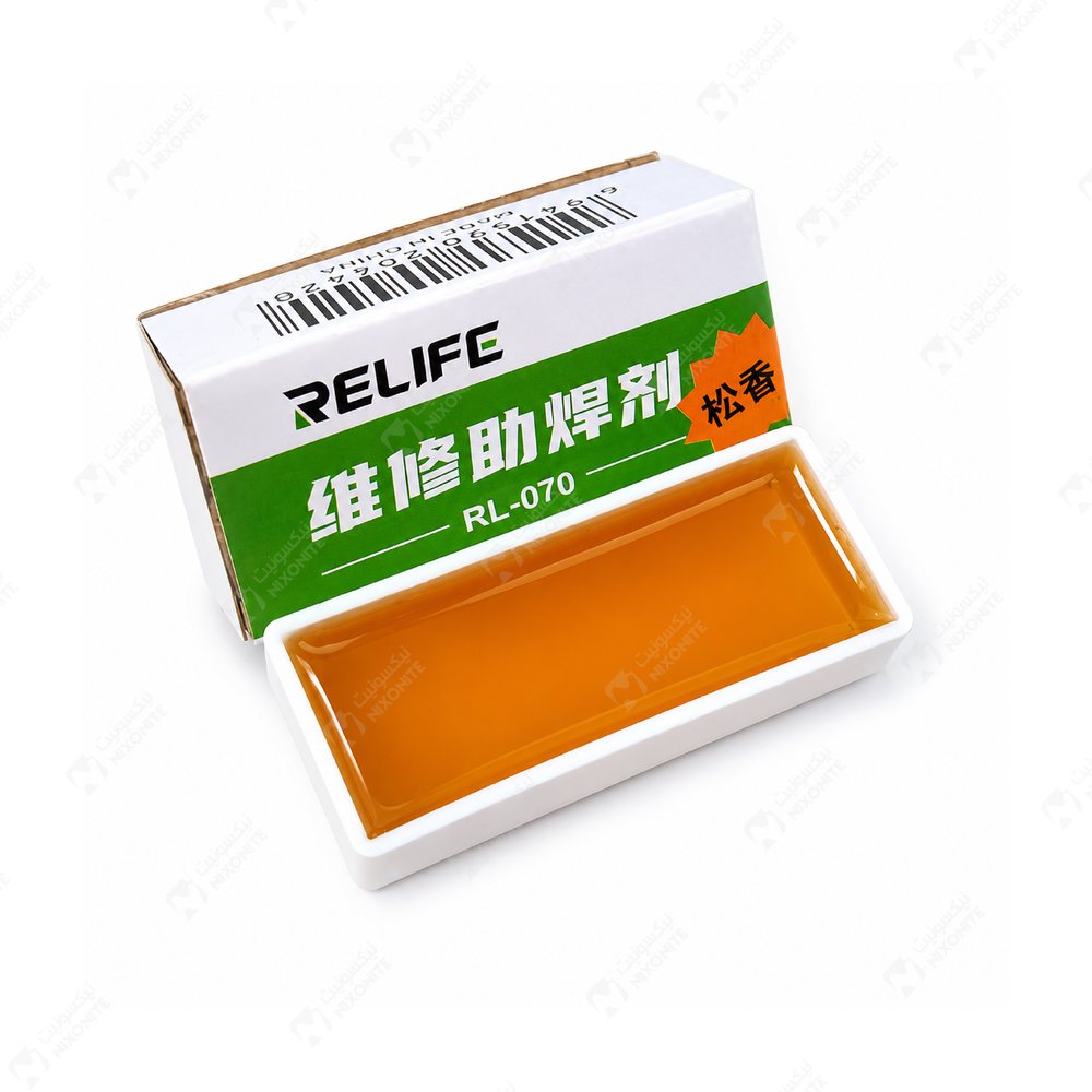 Relife Rl070 Rosin لأعمال إصلاح وصيانة وخدمة الإلكترونيات الاحترافية للهواتف المحمولة.