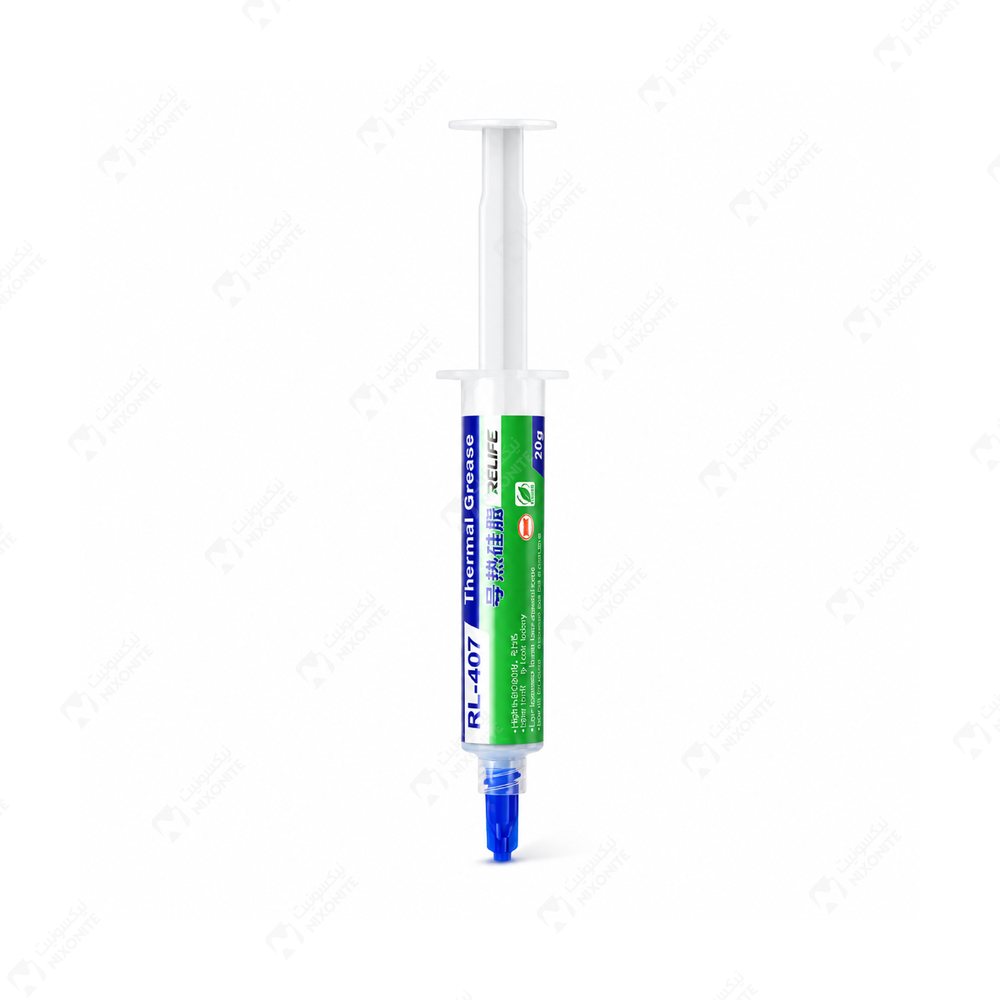 Relife Rl407 Thermal Paste Blue للأعمال الاحترافية في إصلاح الهواتف المحمولة وصيانتها وخدمة الإلكترونيات.