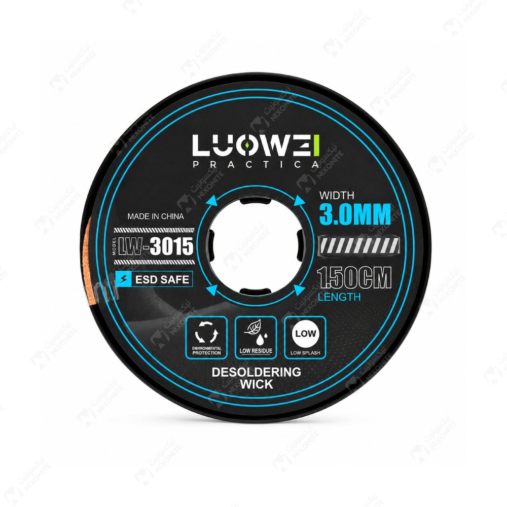Luowei Lw3015 Soldering Wick للأعمال الاحترافية في إصلاح الهواتف المحمولة وصيانتها وخدمات الإلكترونيات.
