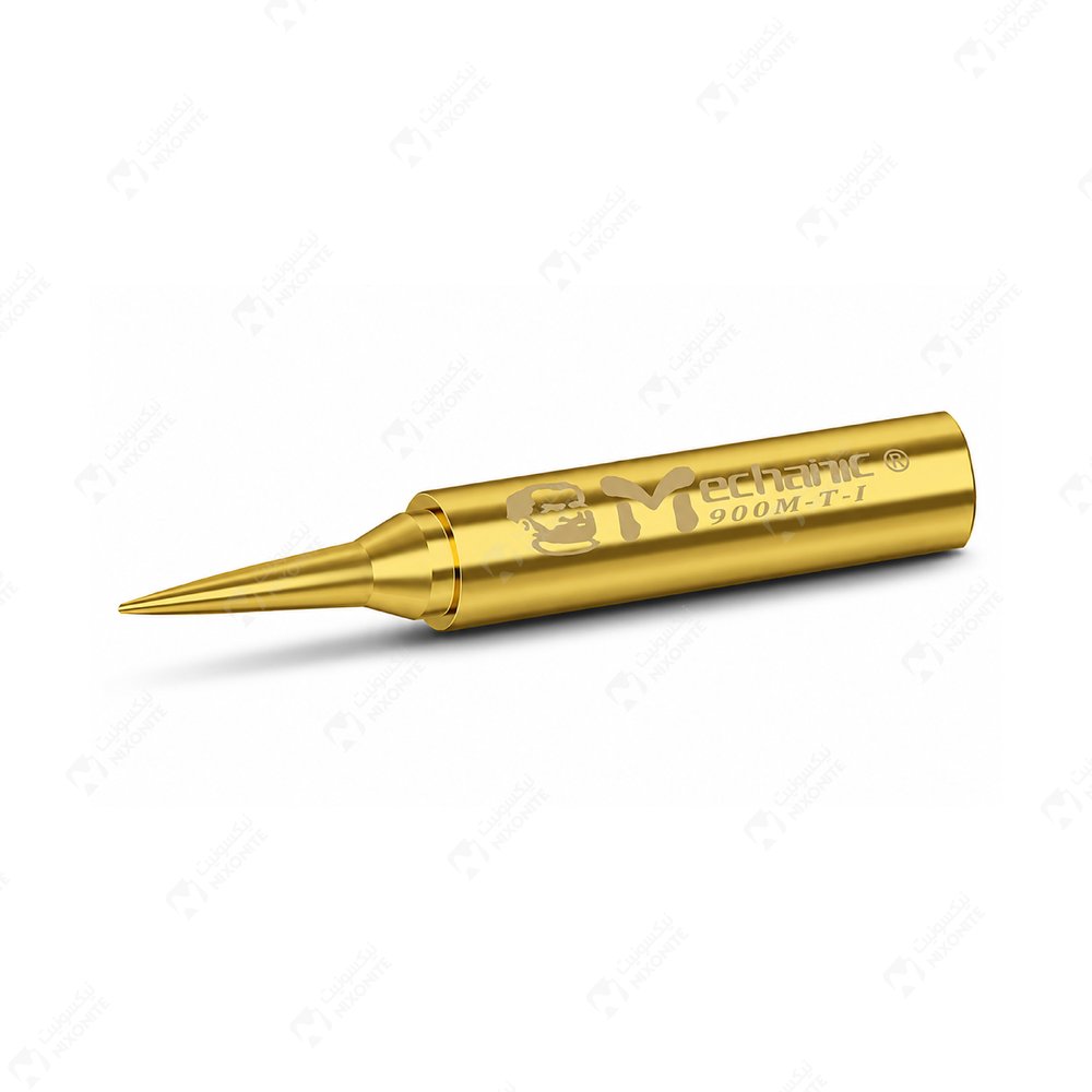 ميكانيكي 900M T I Soldering Tip Gold Straight لإصلاح الهواتف المحمولة وصيانتها وأعمال خدمة الإلكترونيات.