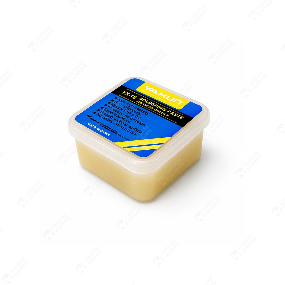 Yaxun Yx18 Flux Paste لأعمال إصلاح وصيانة وخدمة الإلكترونيات الاحترافية للهواتف المحمولة.