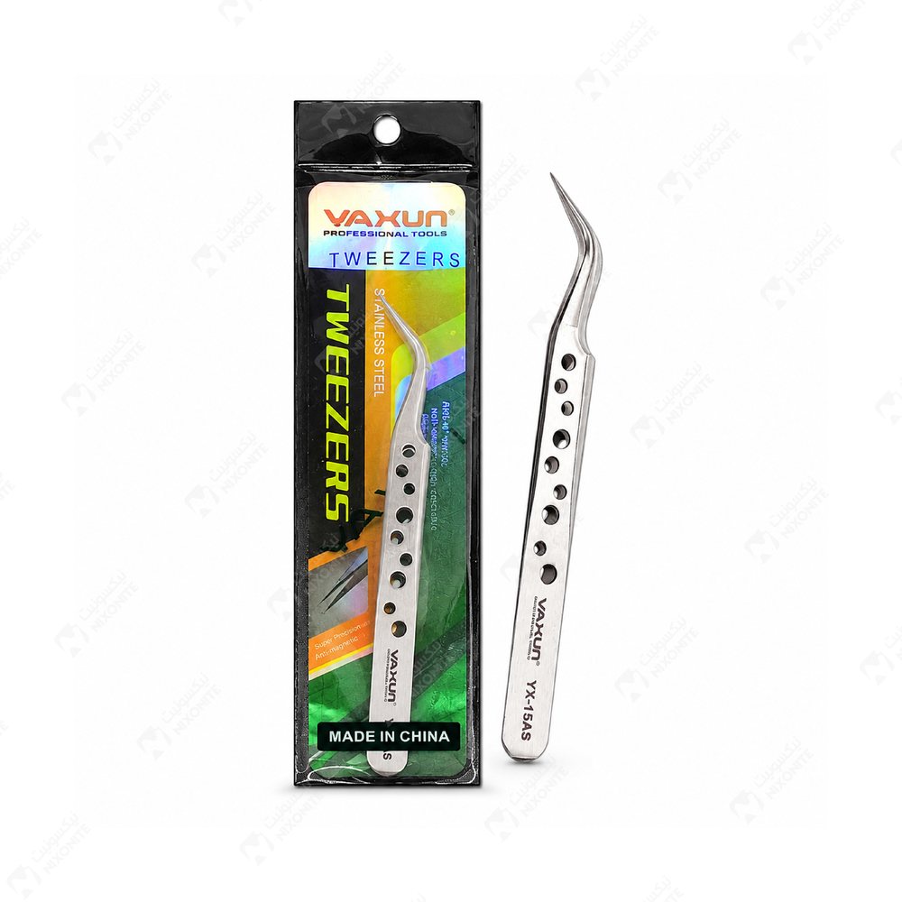 Yaxun Yx15As Tweezer Bent للأعمال الاحترافية في إصلاح الهواتف المحمولة وصيانتها وخدمات الإلكترونيات.