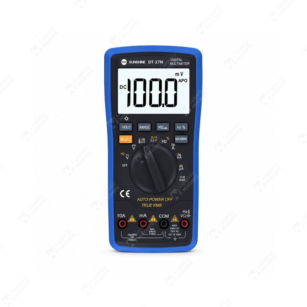 جهاز قياس رقمي متعدد من Sunshine Dt-17N لإصلاح وصيانة وخدمة الإلكترونيات بشكل احترافي.