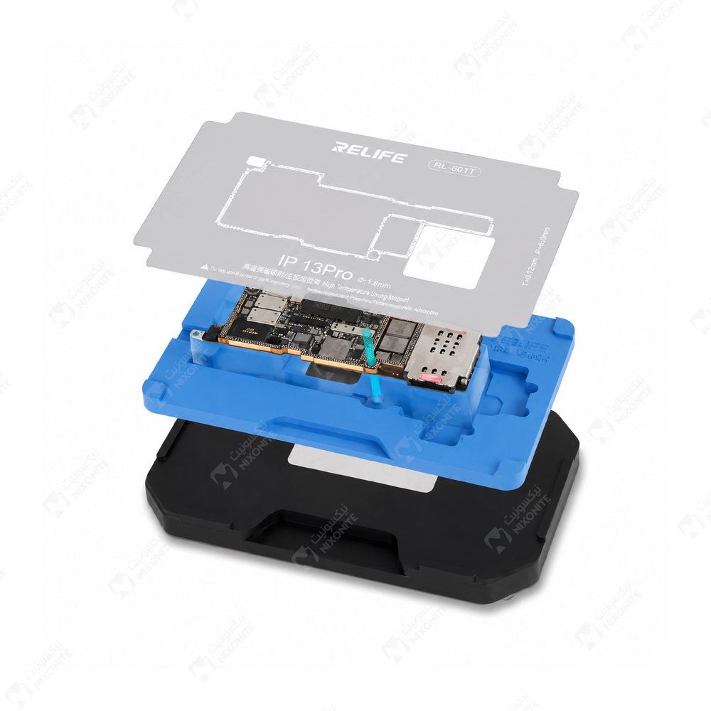 Relife Rl-601T 26In1 مجموعة إصلاح اللوحة الأم متوسطة المستوى لإصلاح الهواتف المحمولة وصيانتها وأعمال خدمة الإلكترونيات.