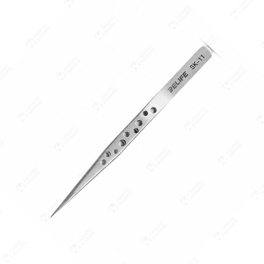 Relife Sk11 Tweezer Straight للأعمال الاحترافية في إصلاح الهواتف المحمولة وصيانتها وخدمات الإلكترونيات.