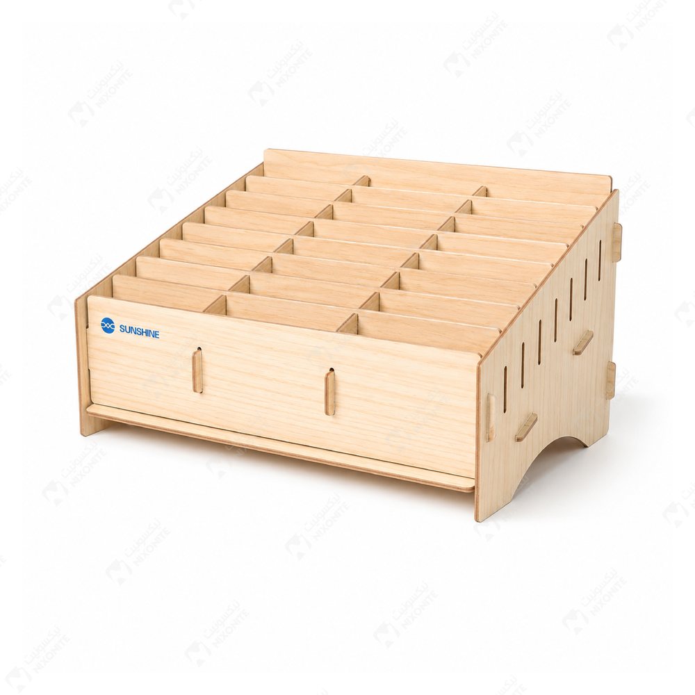 صندوق تخزين Sunshine Ss-001B 24 شبكة لأعمال إصلاح وصيانة الهواتف المحمولة الاحترافية وخدمة الإلكترونيات.