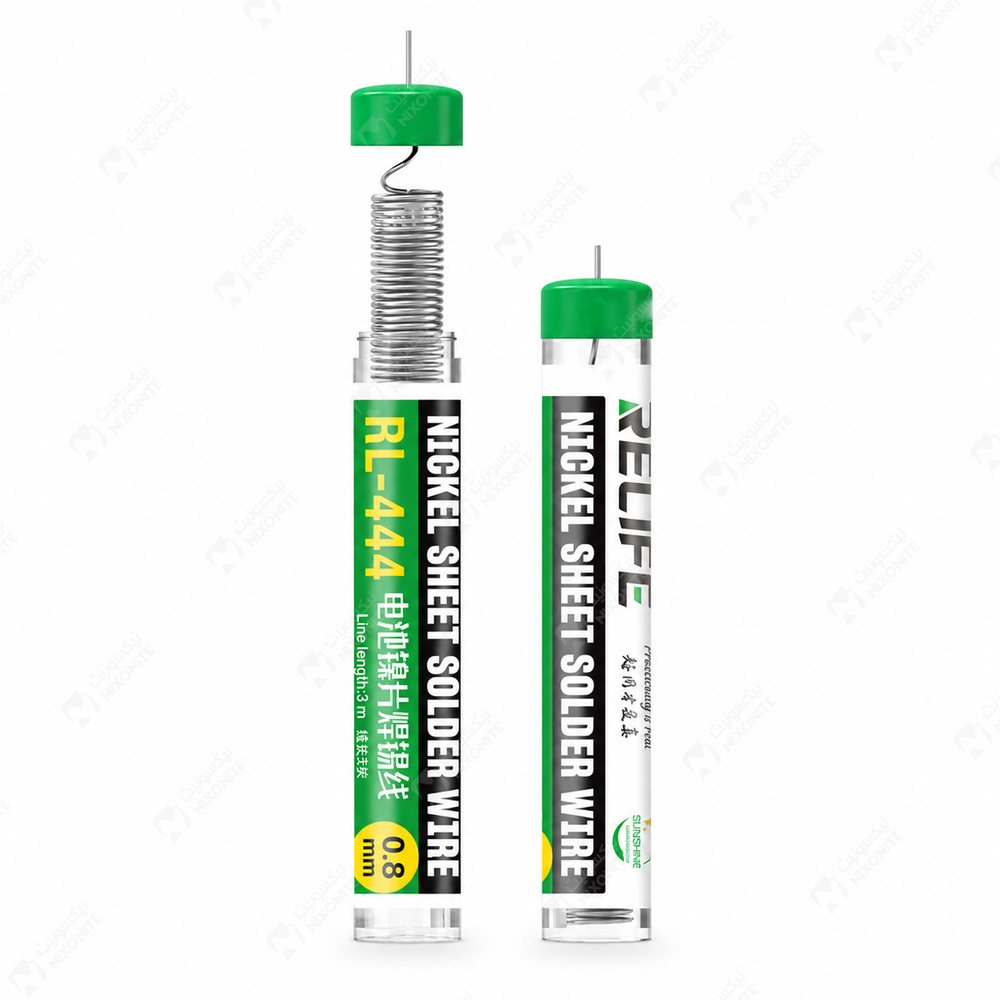 Relife Rl444 Solder Wire 0.8 مم لإصلاح الهواتف المحمولة وصيانتها وأعمال خدمة الإلكترونيات.