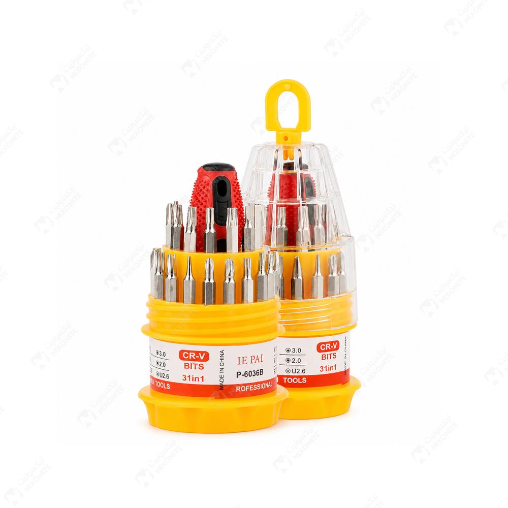 مجموعة مفكات Telijia Te6036C 31In1 لإصلاح الهواتف المحمولة وصيانتها وأعمال خدمة الإلكترونيات الاحترافية.