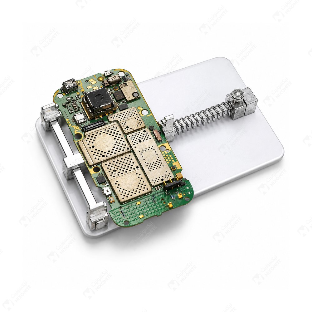حامل PCB Crd Te07 لإصلاح الهواتف المحمولة وصيانتها وأعمال خدمة الإلكترونيات الاحترافية.