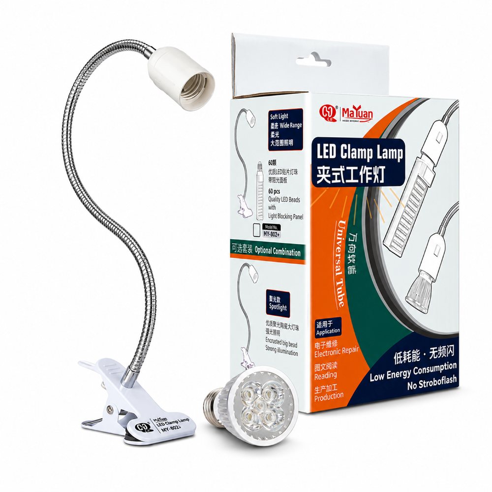 مصباح Mayuan My802 Led لإصلاح وصيانة وخدمة الإلكترونيات الاحترافية للهواتف المحمولة.