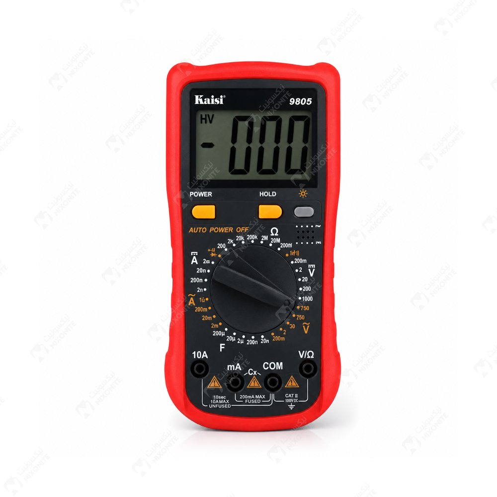 Kaisi 9805 Multimeter Digital لأعمال إصلاح الهواتف المحمولة وصيانتها وخدمات الإلكترونيات بشكل احترافي.