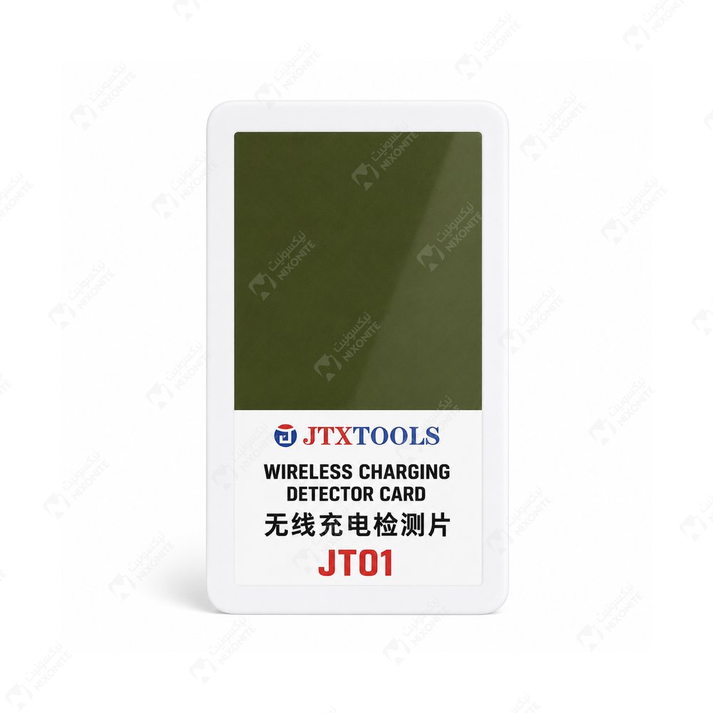 بطاقة كاشف الشحن اللاسلكي Jitong Jt01 لإصلاح الهواتف المحمولة وصيانتها وخدمات الإلكترونيات بشكل احترافي.