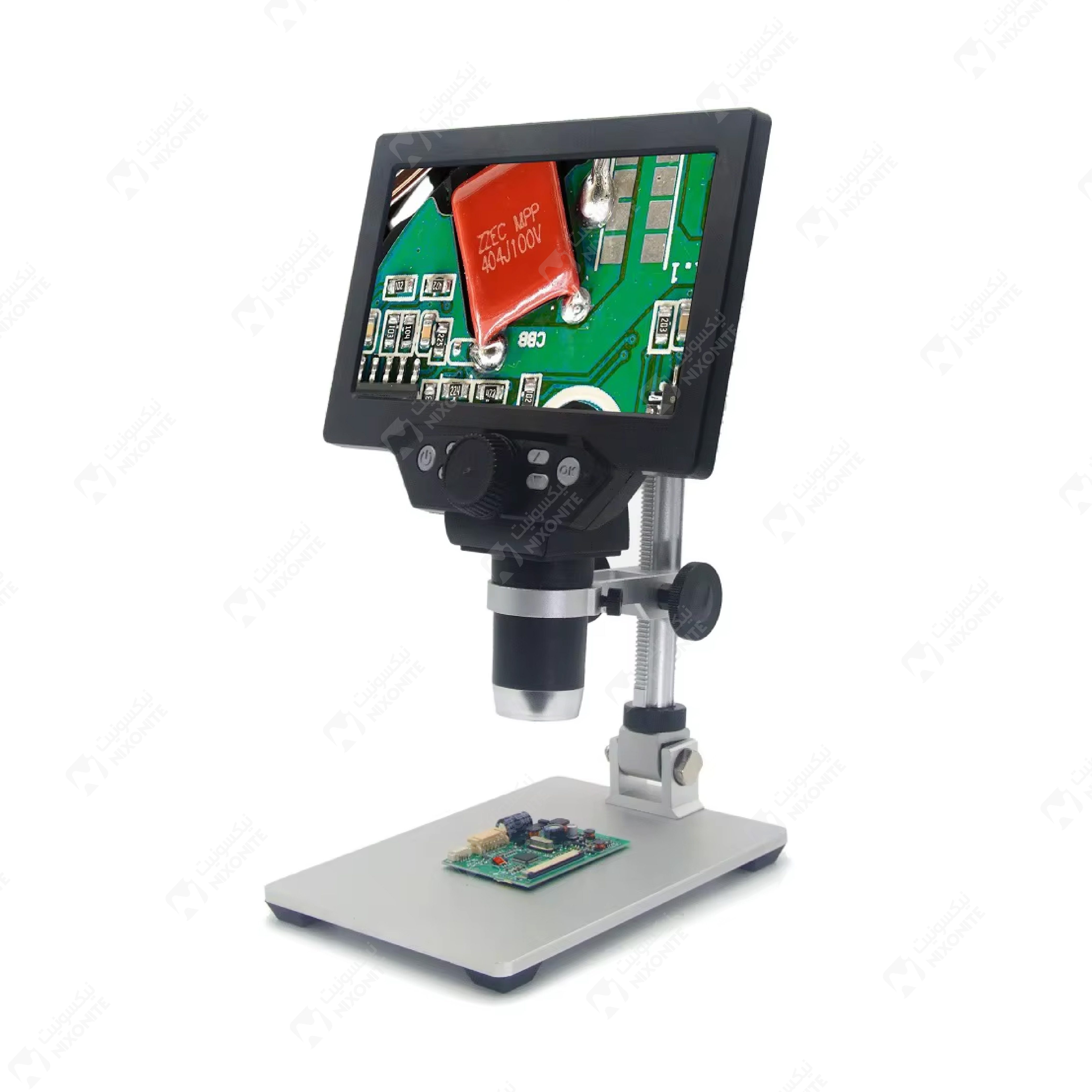 مجهر رقمي CRD G1200 1200X بشاشة LCD عالية الدقة مقاس 7 بوصات