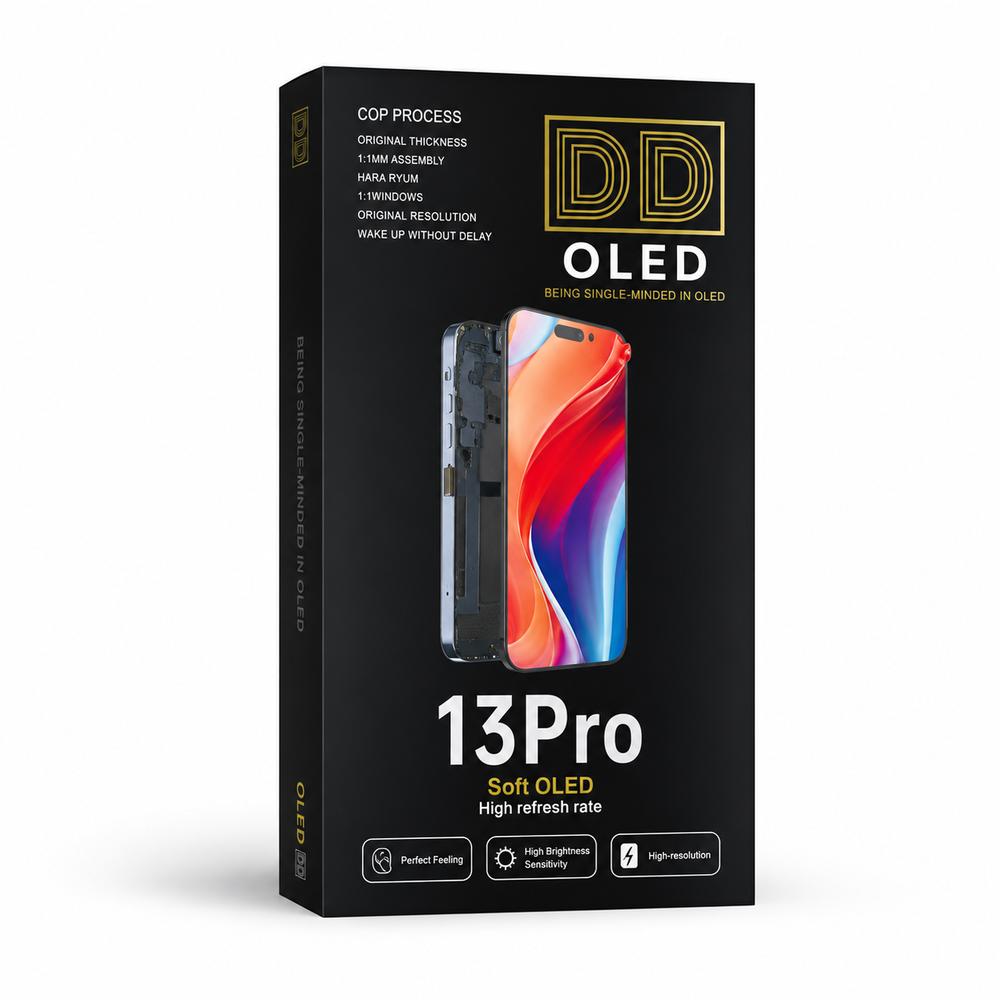 شاشة IPHONE 13PRO DD SOFT OLED، معدل تحديث عالٍ