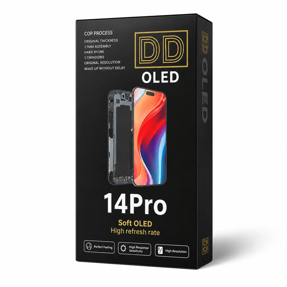 شاشة IPHONE 14PRO DD SOFT OLED DD معدل تحديث عالي