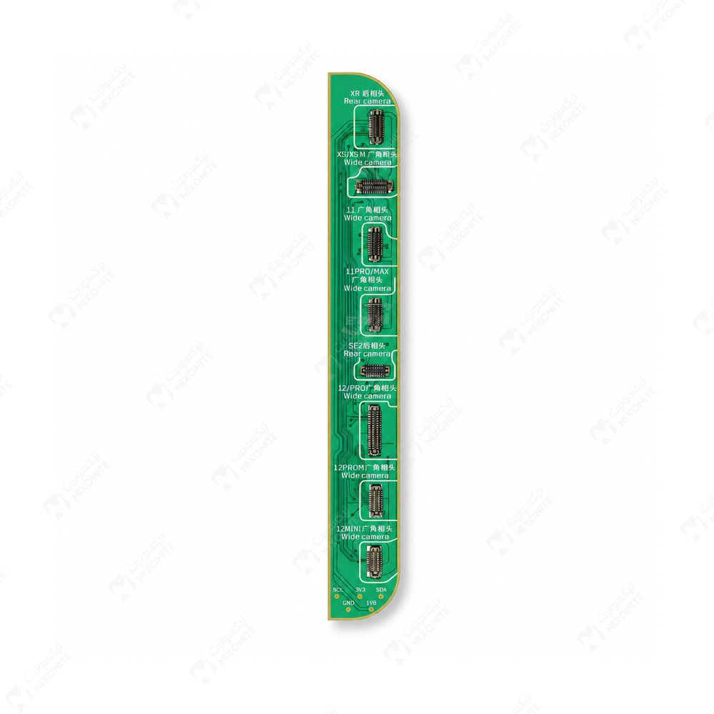 Jcid Xr12Promax Camera Board للأعمال الاحترافية في إصلاح الهواتف المحمولة وصيانتها وخدمات الإلكترونيات.