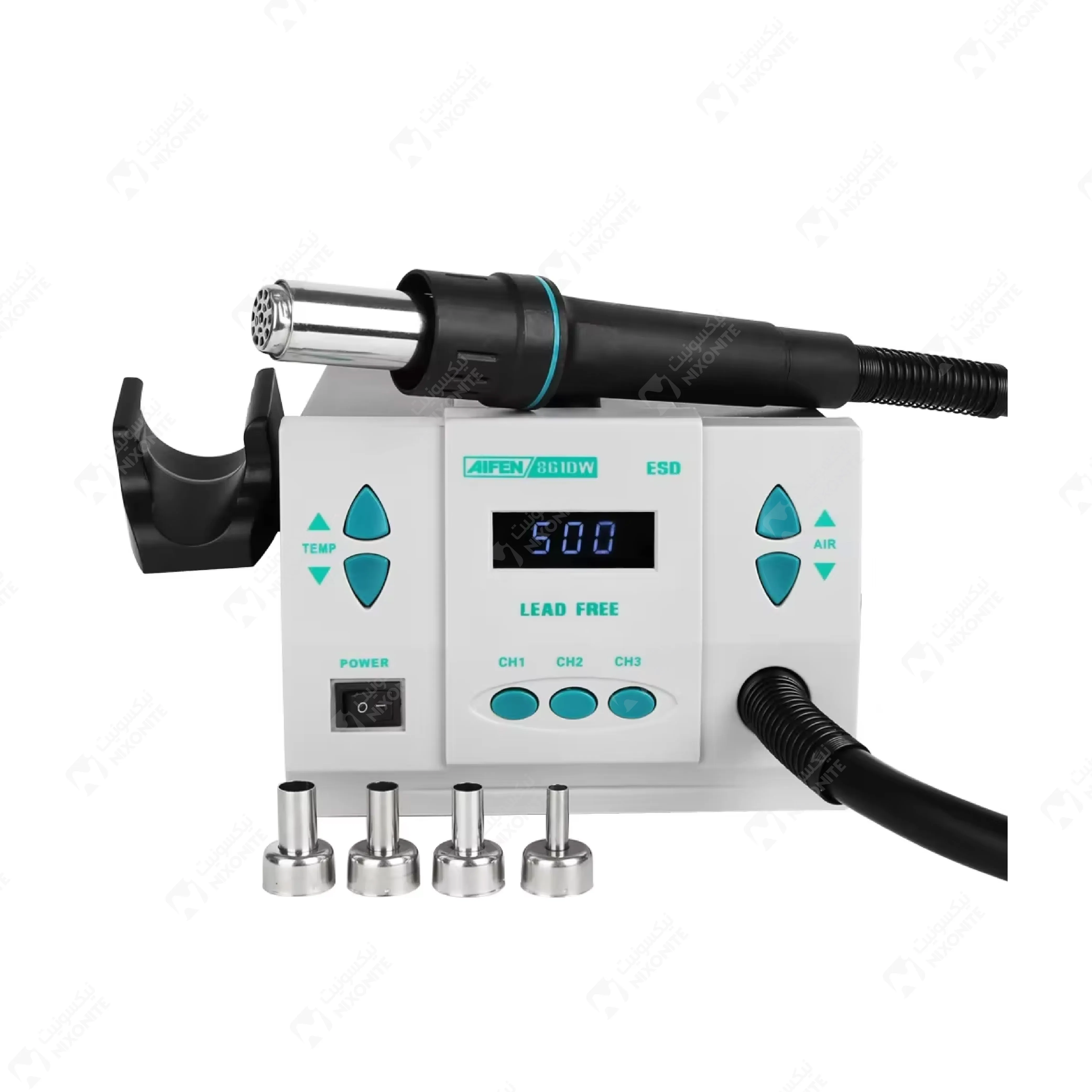 AIFEN 861DW محطة إعادة صياغة الهواء الساخن SMD الخالية من الرصاص