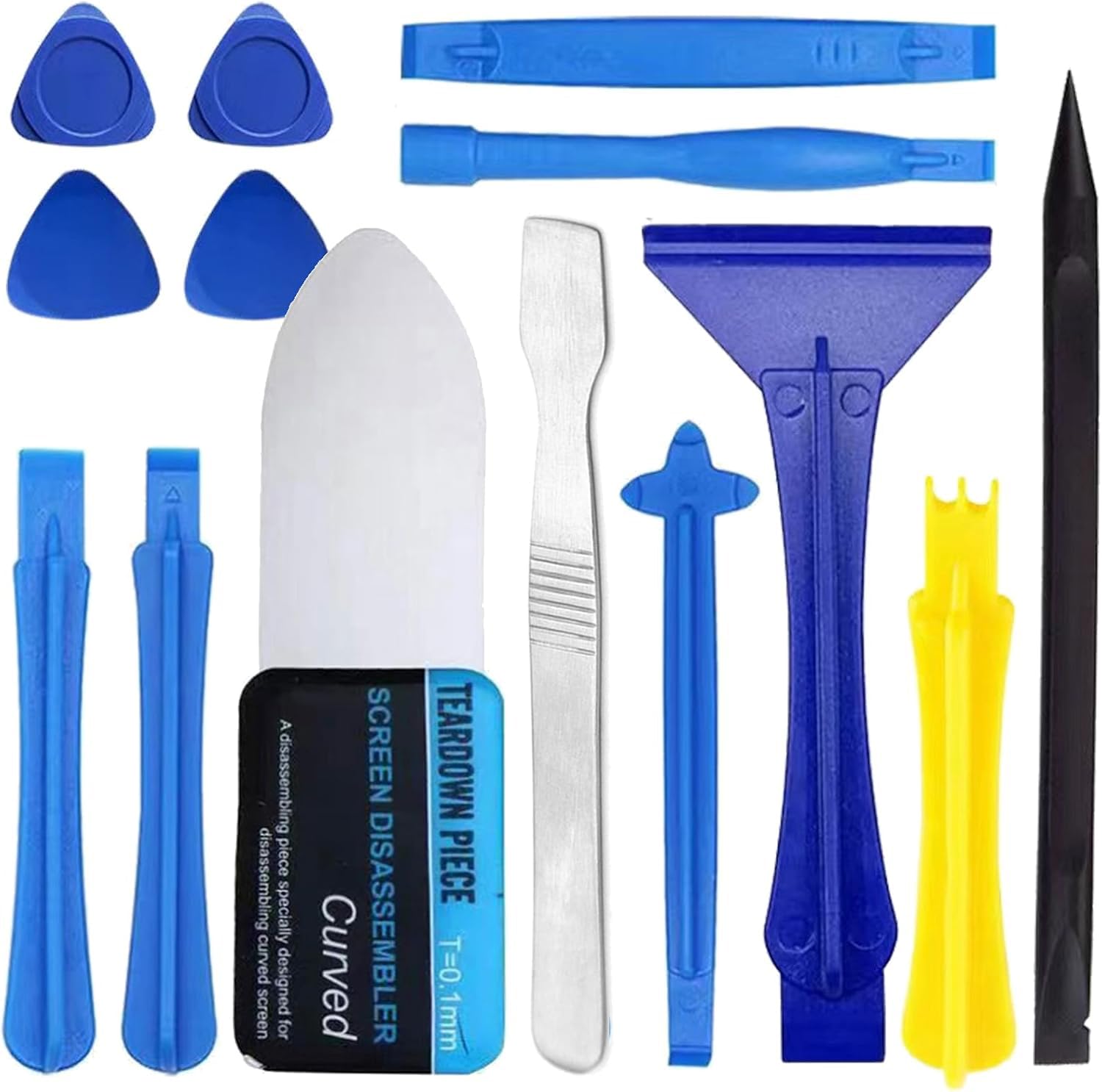 Preptep 14 Piece Mobile Repairing Tool kit Spudger Pry Tool Kit Ultra-Thin Prying
