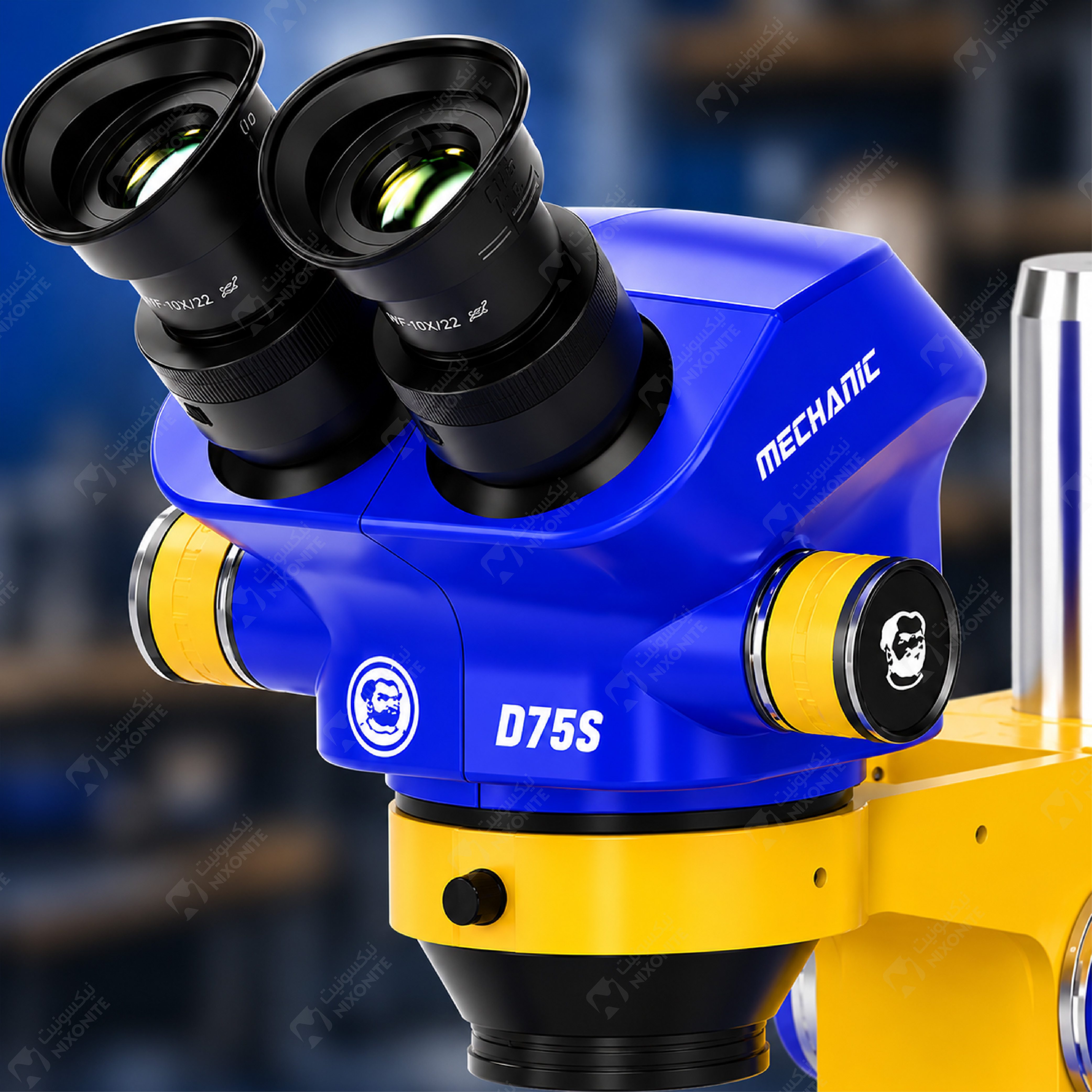 ميكانيكي D75T-B11 مجهر ستيريو ثلاثي العينيات 7X؟50X HD تكبير مستمر لإصلاح الهاتف المحمول