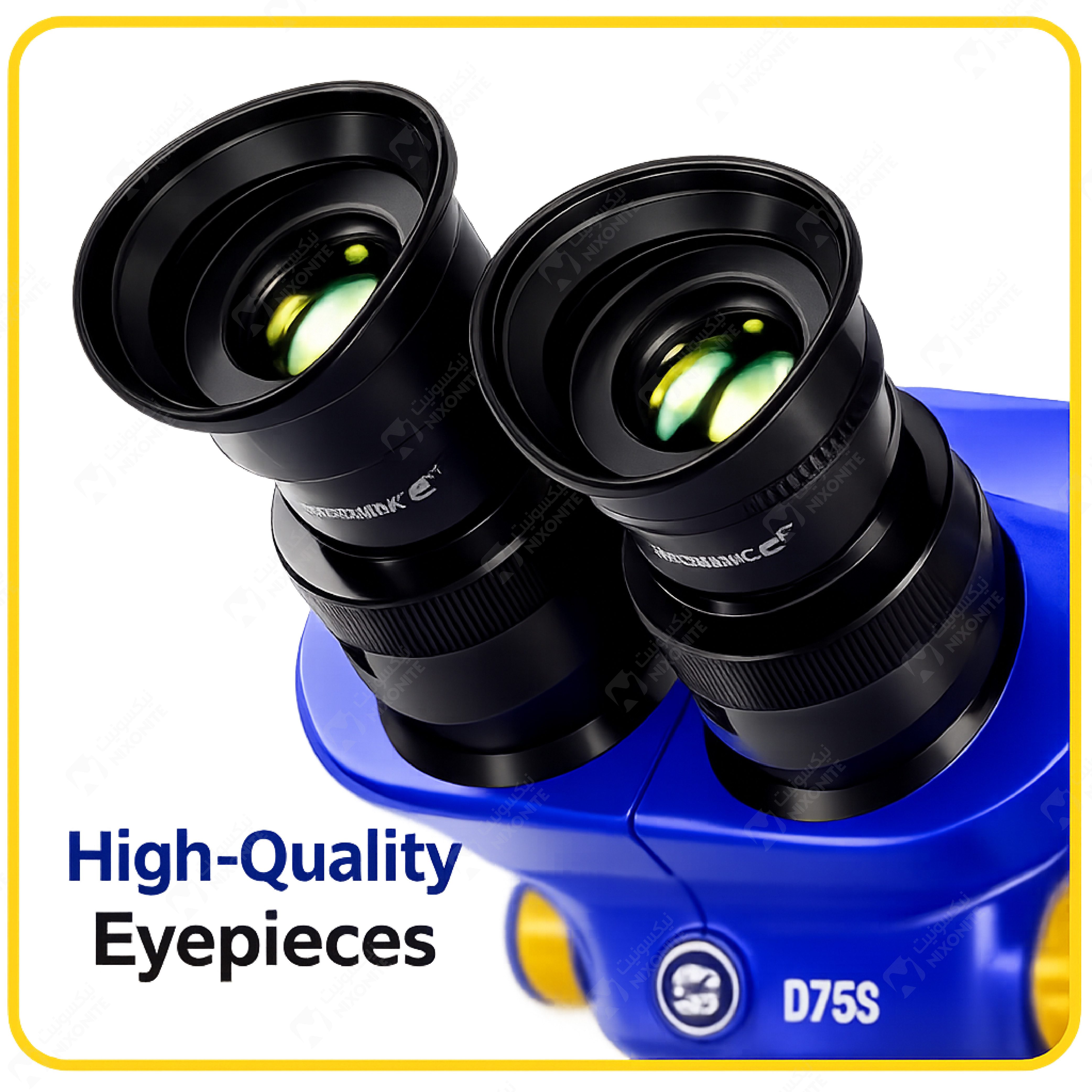 ميكانيكي D75T-B11 مجهر ستيريو ثلاثي العينيات 7X؟50X HD تكبير مستمر لإصلاح الهاتف المحمول