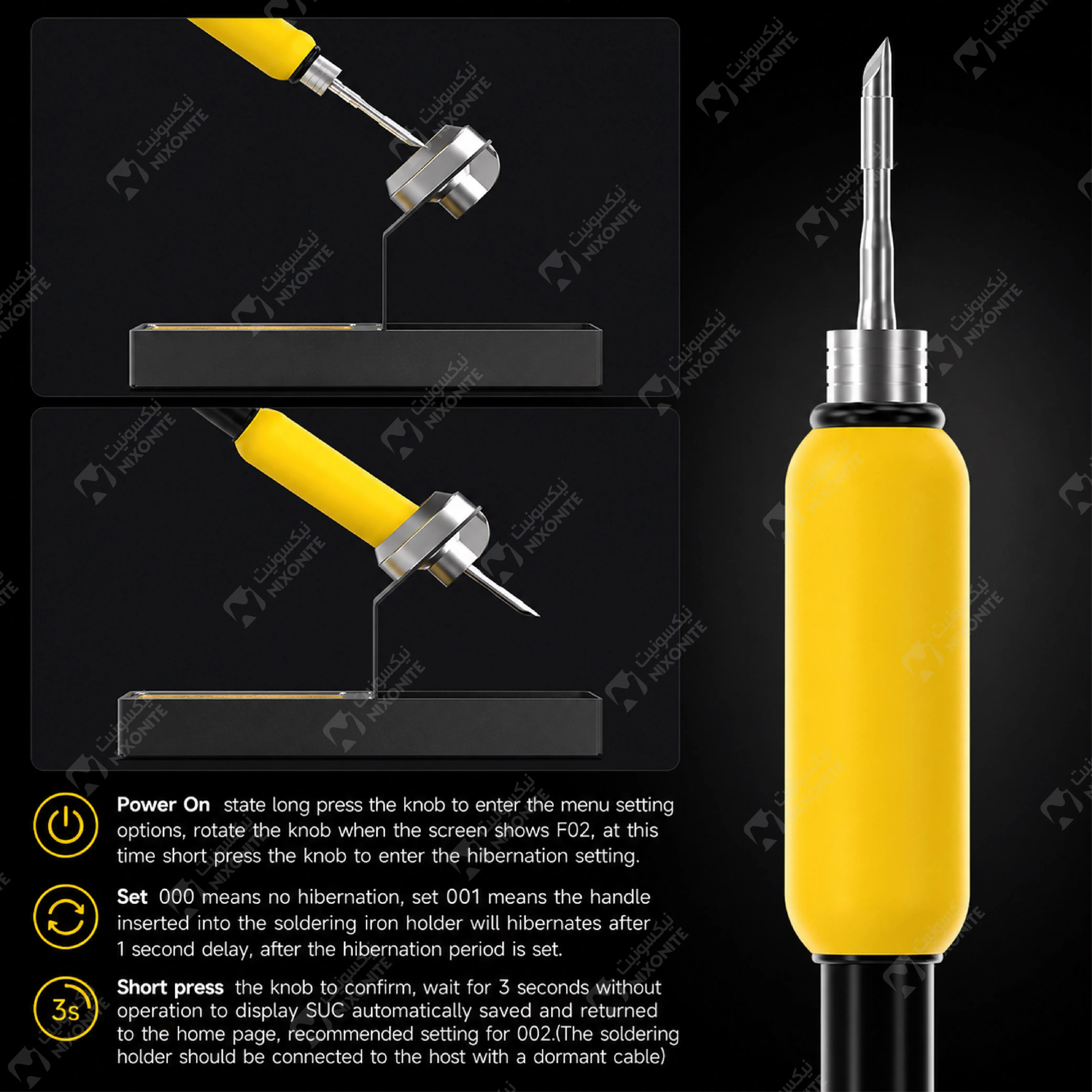 محطة لحام ميكانيكي T210 Se / محطة لحام رقمية MECHANIC T210 SE LED