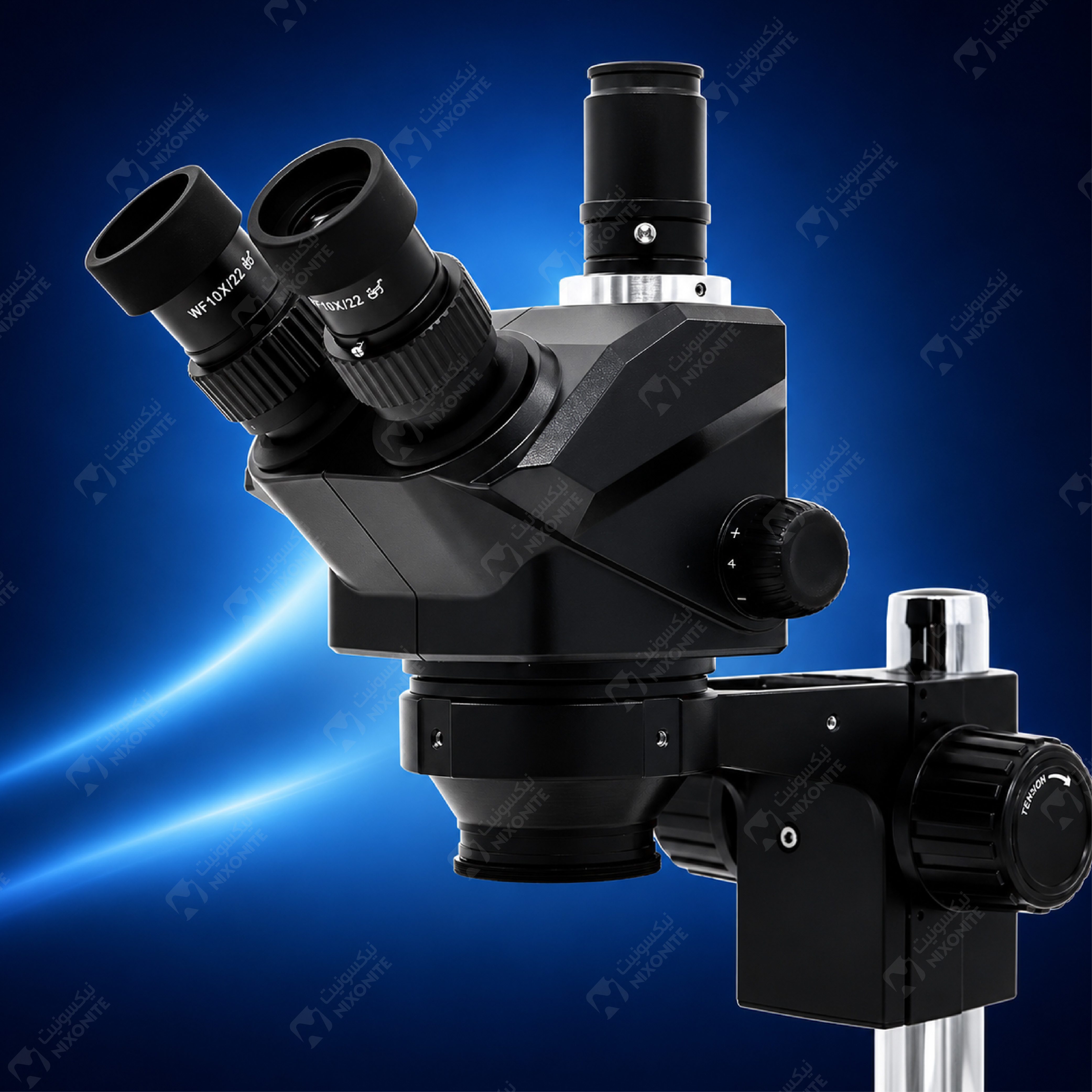 YAXUN YX7050 مجهر ستيريو ثلاثي العينيات 7X؟50X لإصلاح الهاتف المحمول وثنائي الفينيل متعدد الكلور
