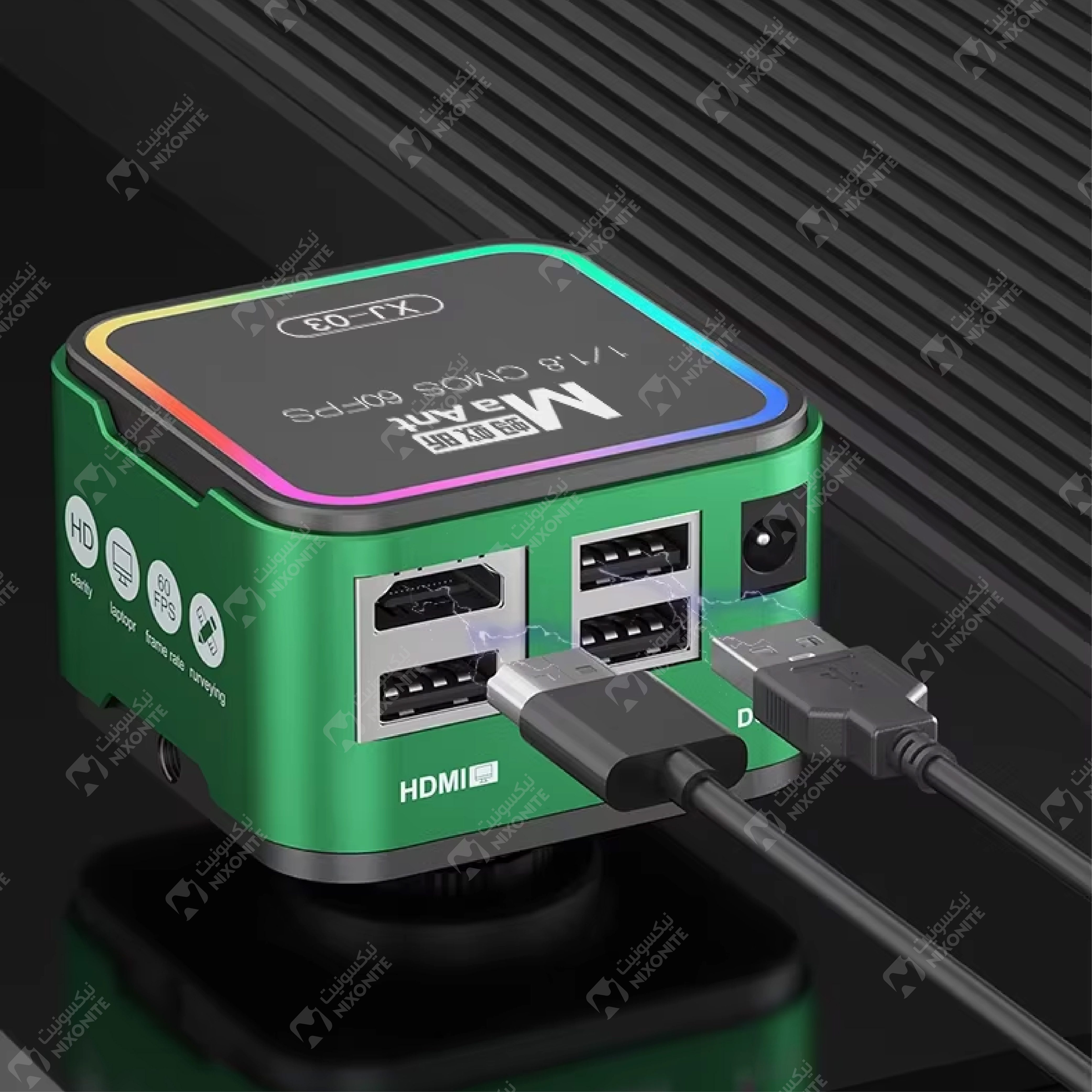 كاميرا مجهر MAANT XJ-03 4K HD للمجاهر ثلاثية العينيات
