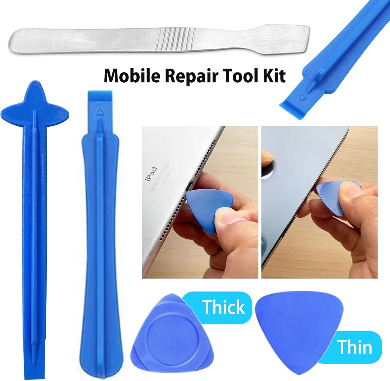 Preptep 14 Piece Mobile Repairing Tool kit Spudger Pry Tool Kit Ultra-Thin Prying