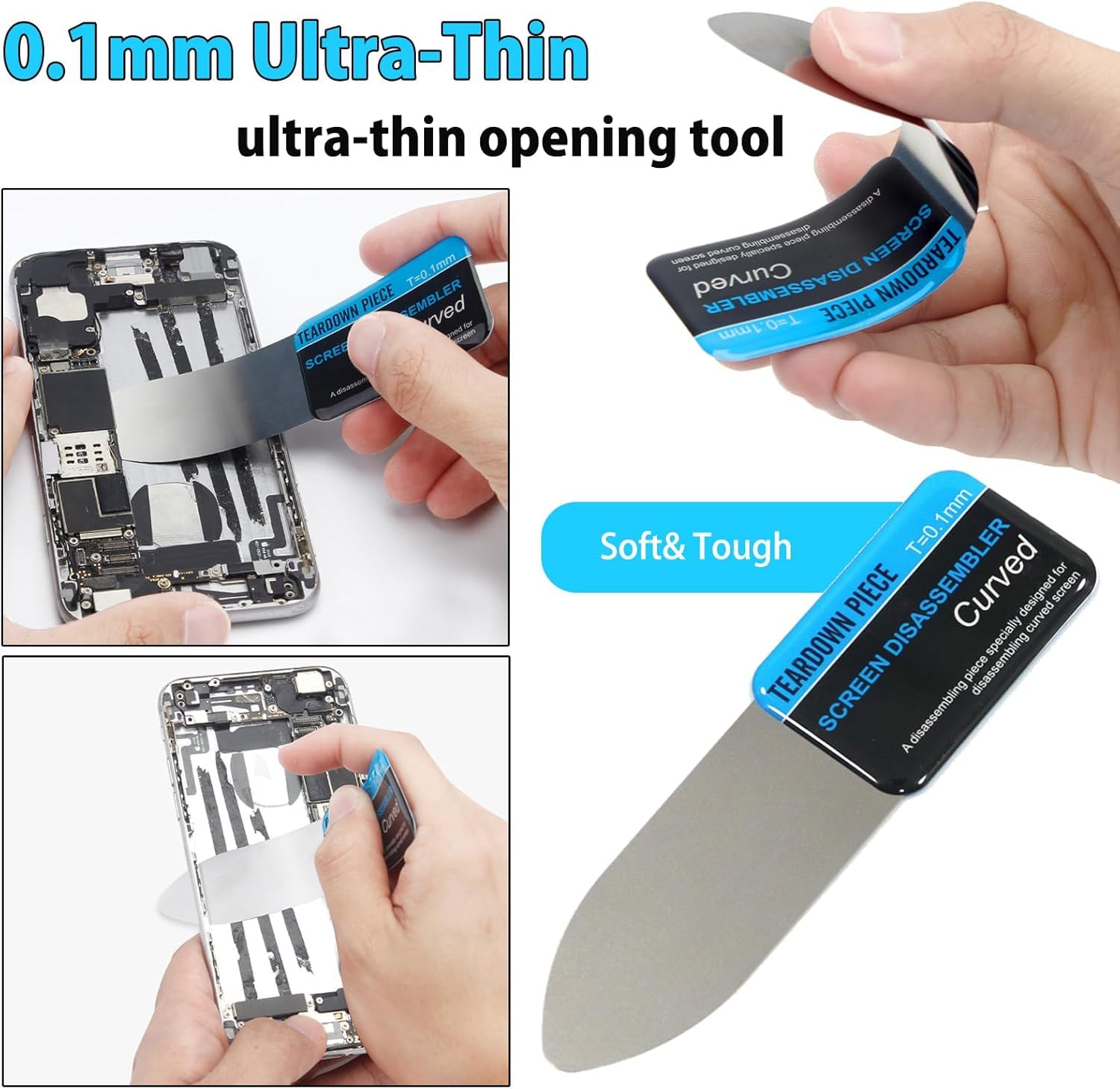 Preptep 14 Piece Mobile Repairing Tool kit Spudger Pry Tool Kit Ultra-Thin Prying